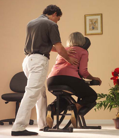 Corporate On-Site Chair Massage by Simsbury Therapeutic Massage & Wellness
